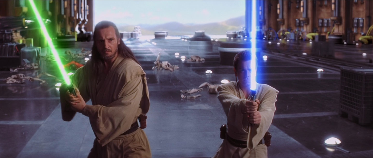 Qui-Gon Jinn and Obi-Wan Kenobi